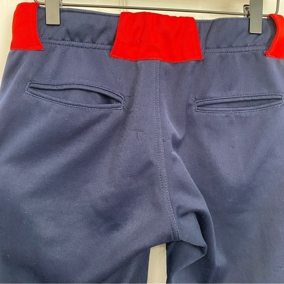 Two Five Apparel Softball Pants Cropped Navy Red Medium - Picture 10 of 14